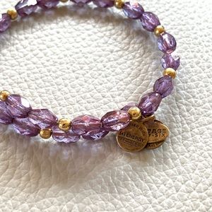 Amethyst Alex and Ani Wrap Bracelet